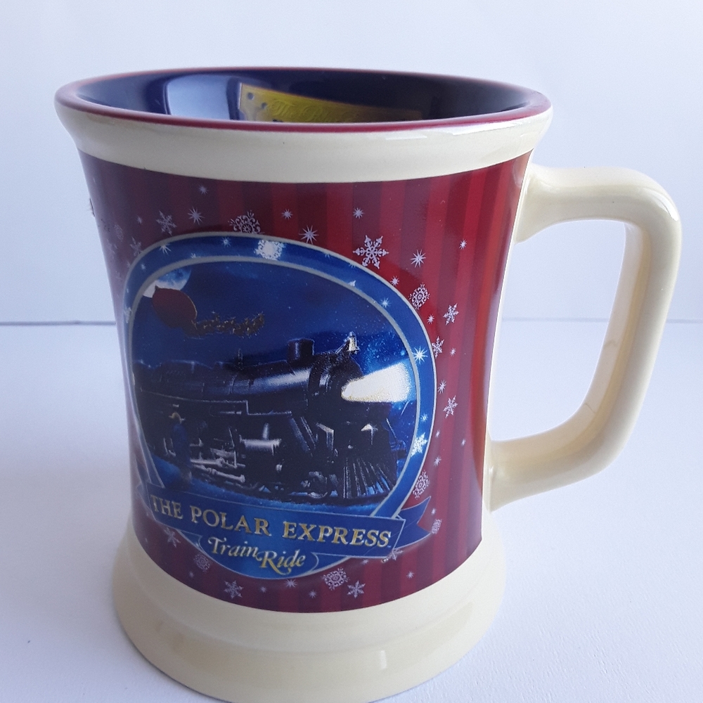 Polar Express Train Believe Mug Chocolate Warner Bro